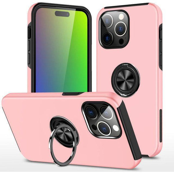 Entronix Case Compatible with iPhone 16 Pro - 360° Circular Ring Gripstand