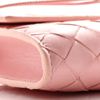 Nappa Intrecciato Long Andiamo Top Handle Clutch Rose