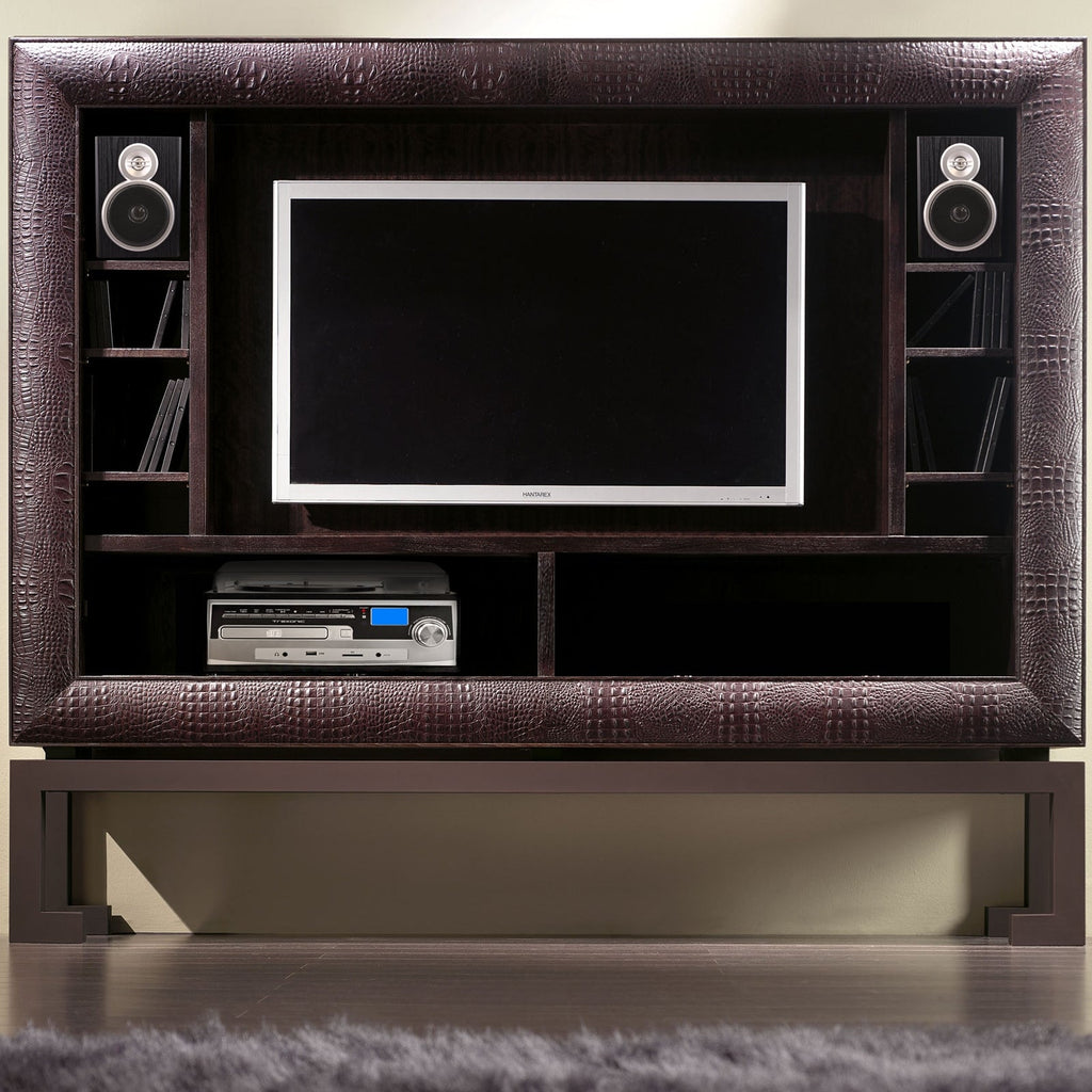 3-Speed Vinyl Turntable Home Stereo System with CD Player, FM Radio, Bluetooth, USB/SD Recording and Wired Shelf Speakers