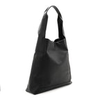 Calfskin Go Large Shoulder Bag Black