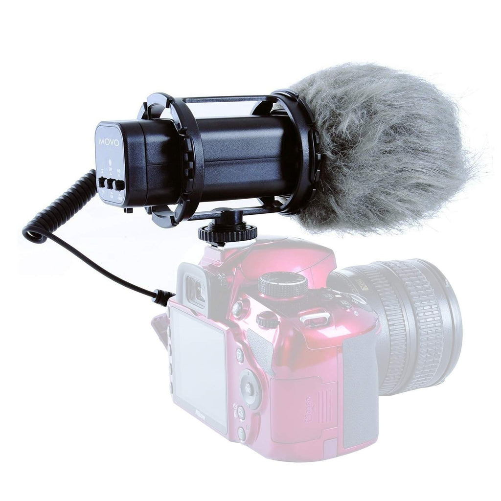 Movo VXR300 X/Y Stereo Condenser Video Microphone