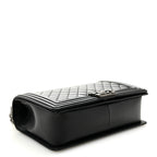 Caviar Quilted New Medium Boy Flap Black