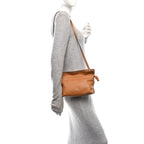 Calfskin Mini Flamenco Knot Clutch Warm Desert
