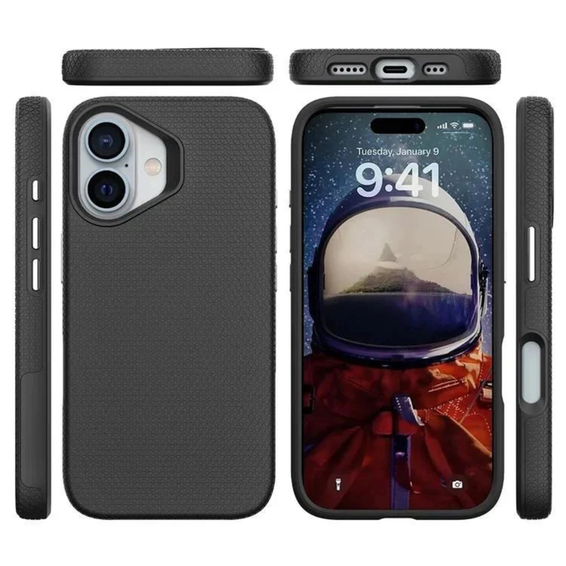 Entronix Case Compatible with iPhone 17 - Anti-Slip Rugged Shockproof Cover