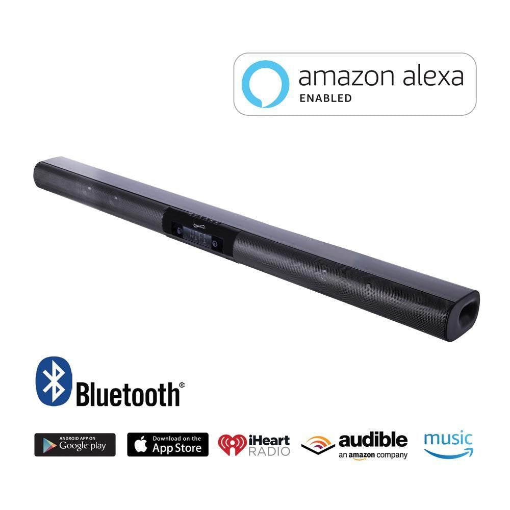 37" Premium Optical Bluetooth SoundBar System with Alexa Voice Control