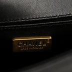 Galuchat Stingray Small Boy Flap Black