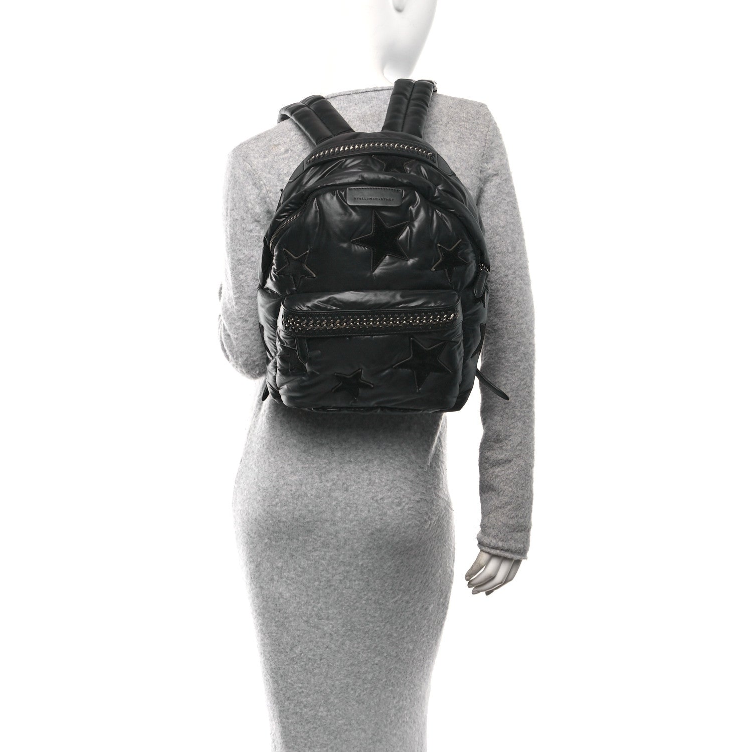Polyamide Falabella Stars Backpack Black