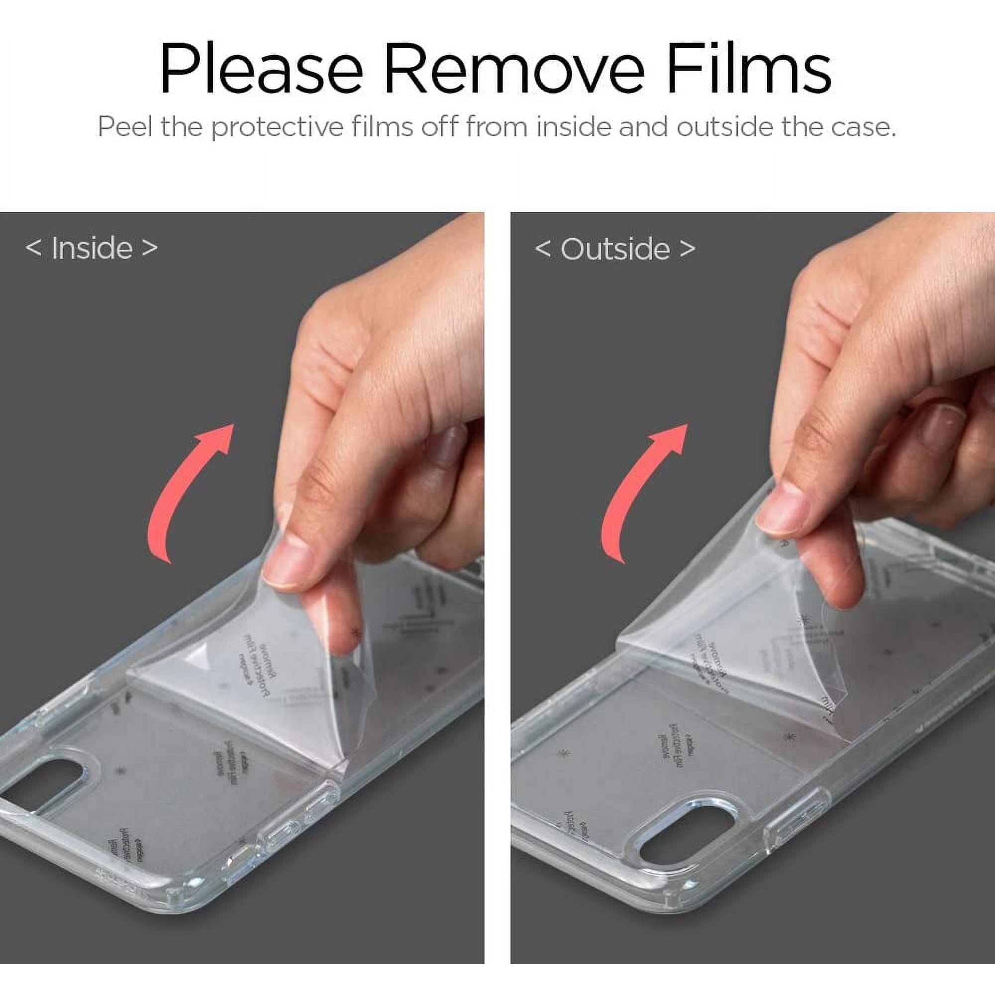 Entronix Case Compatible with iPhone XR - [Hard Back] Slim Clear