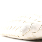 Calfskin Intrecciato Mini Hop White