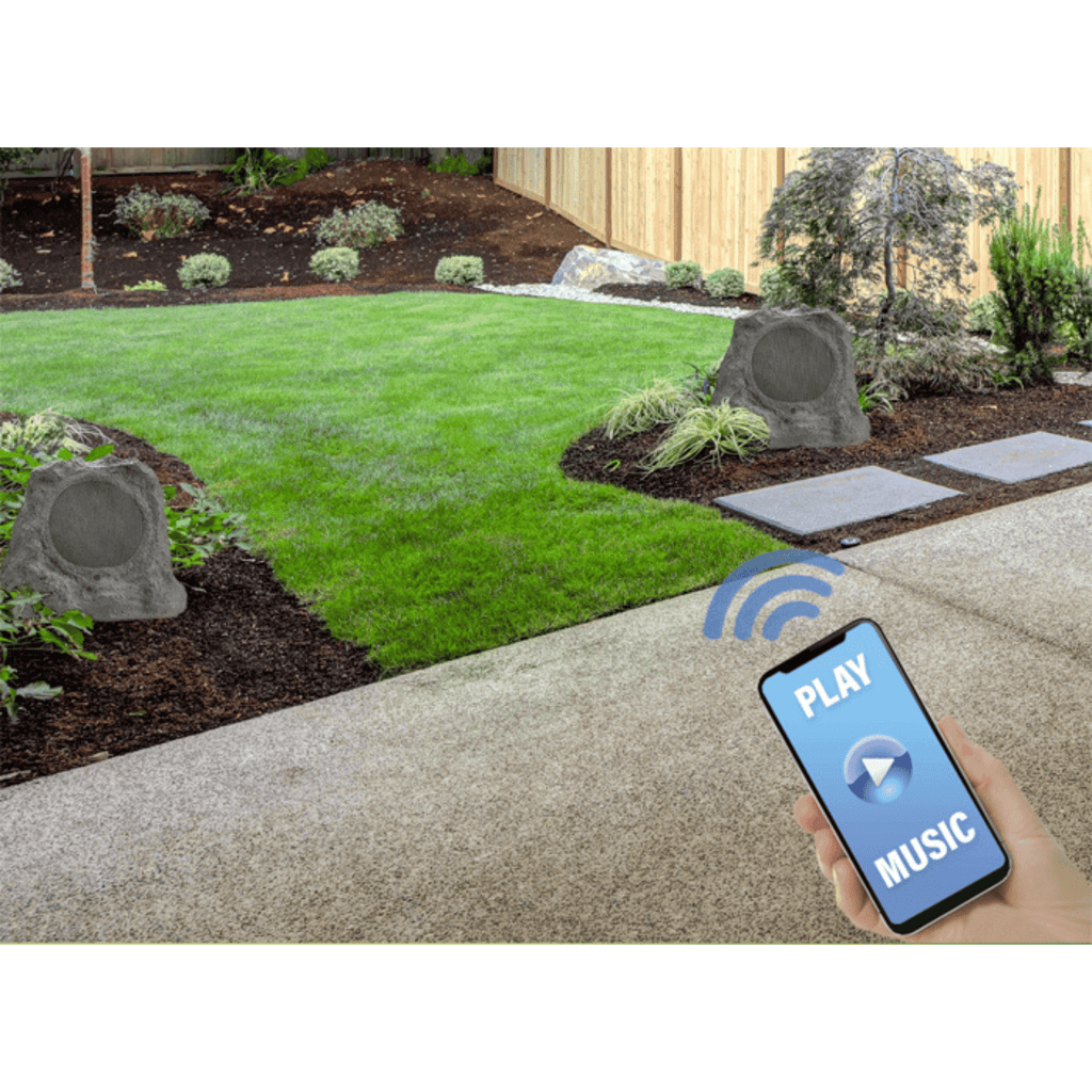 Bluetooth Multi-Link Solar Rechargeable Wireless Rock Speaker