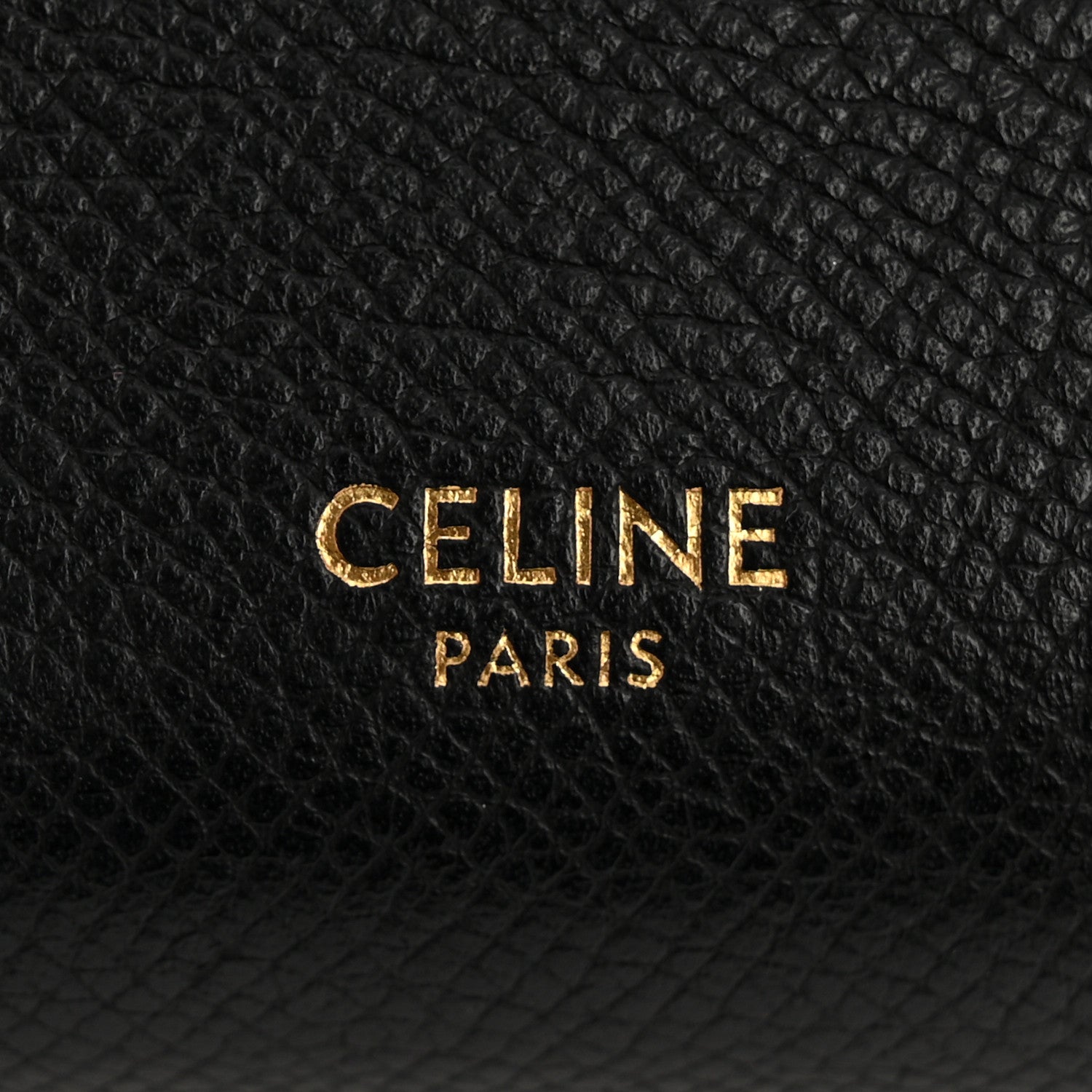 Grained Calfskin Nano Belt Bag Black