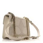 Nappa Serpenti Forever Chain Diamond Blast Shoulder Bag Ivory Gold