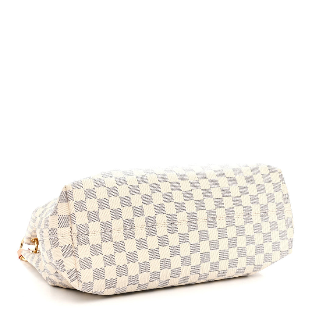 Damier Azur Graceful MM Rose Ballerine