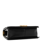 Lambskin Quilted Medium Boy Flap Black