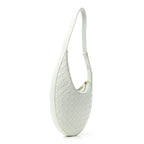 Nappa Intrecciato Small Drop Shoulder Bag Glacier