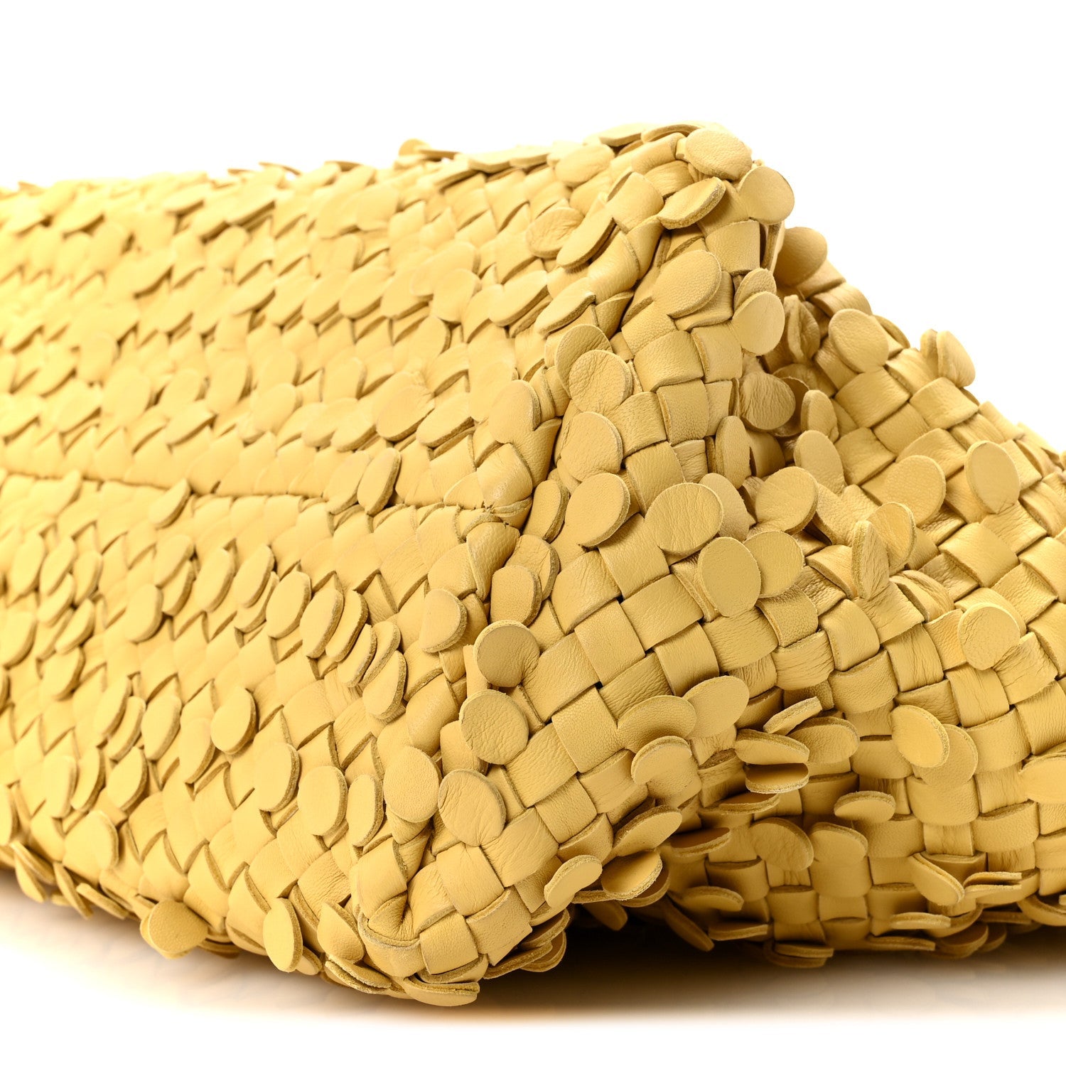 Nappa Intrecciato Medium Paillettes Cabat Poussin