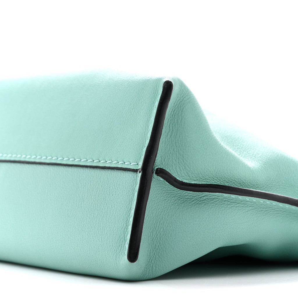 Calfskin Mini Flamenco Knot Bag Fresh Mint