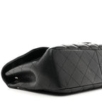Caviar Quilted Jumbo Single Flap Black