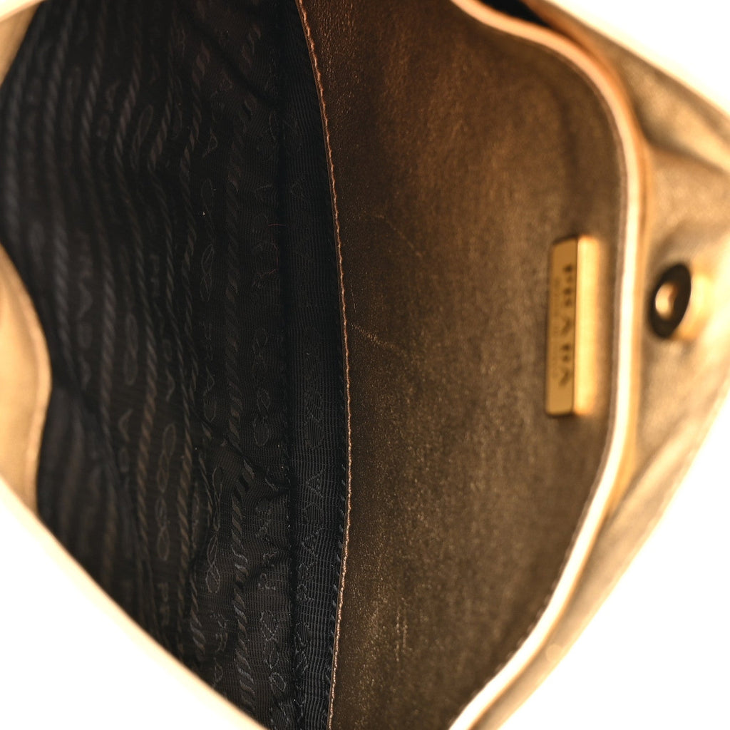 Spazzolato Cleo Adjustable Strap Shoulder Bag Platino