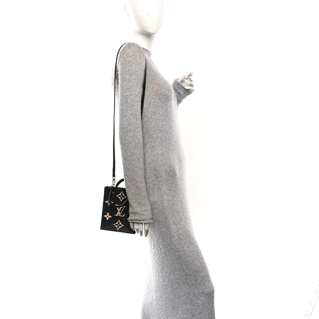 Empreinte Monogram Giant Petit Sac Plat Black Beige