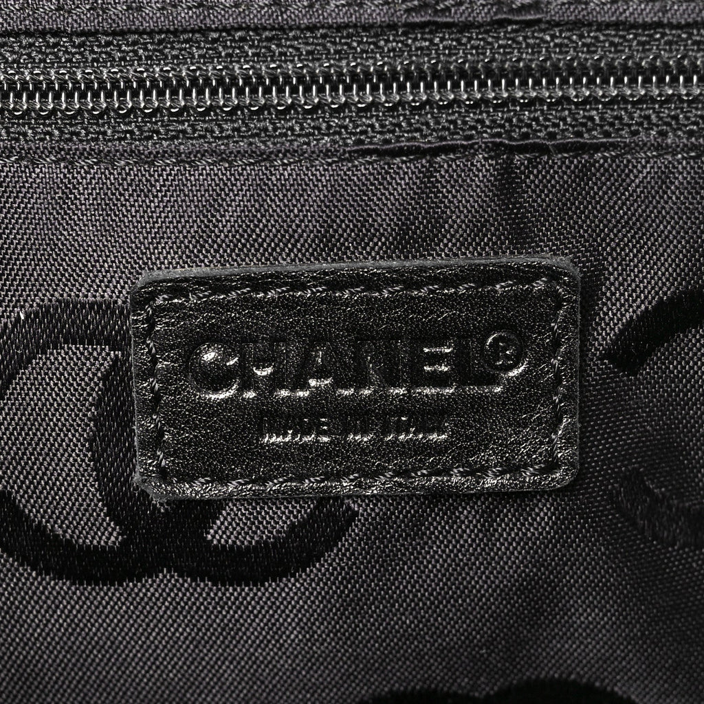 Calfskin Wild Stitch Top Handle Bag Black