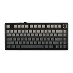 F75 Pro Wireless Mechanical Gaming Keyboard with Gasket Mount, RGB Lighting, Customized 75% Layout, and Side-Engraved PBT Keycaps - Leobog Reaper