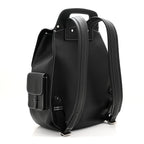 Grained Calfskin Maxi Gallop Backpack Black