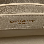 Smooth Calfskin Nano Manhattan Shopper Tote Crema Soft