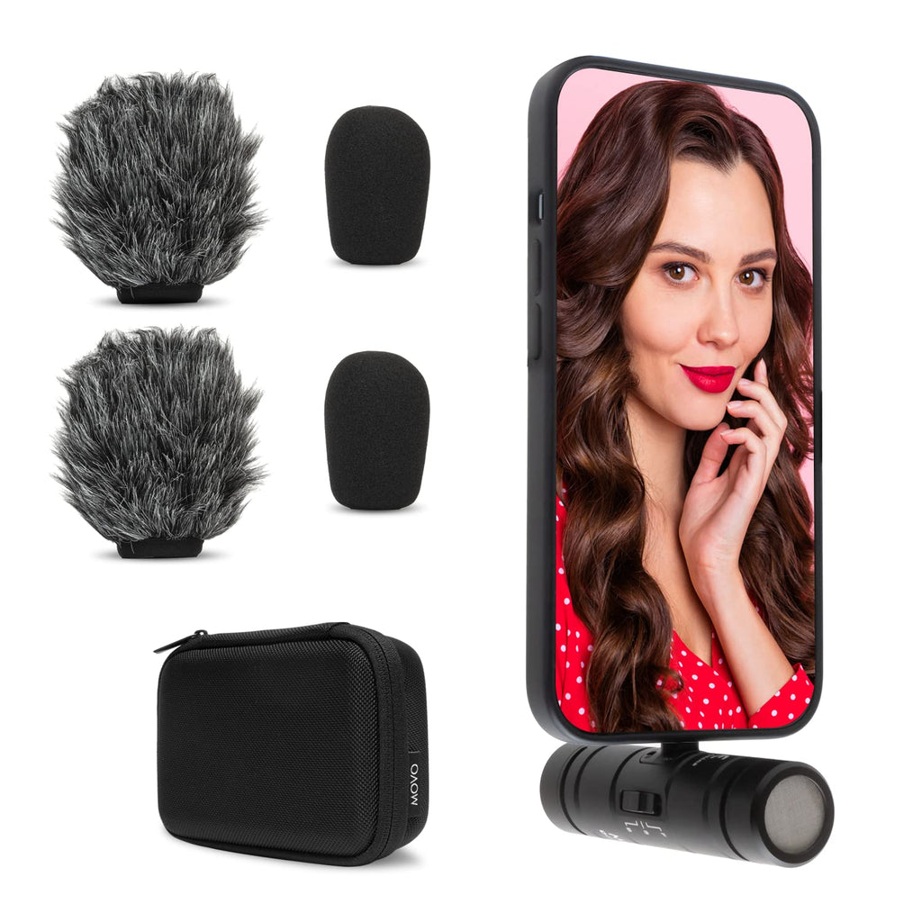 Movo DoubleMic-DI Dual Capsule Microphone for iPhone