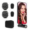 Movo DoubleMic-DI Dual Capsule Microphone for iPhone