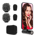 Movo DoubleMic-DI Dual Capsule Microphone for iPhone