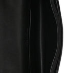 Lambskin Quilted Flap Phone Holder With Chain So Black