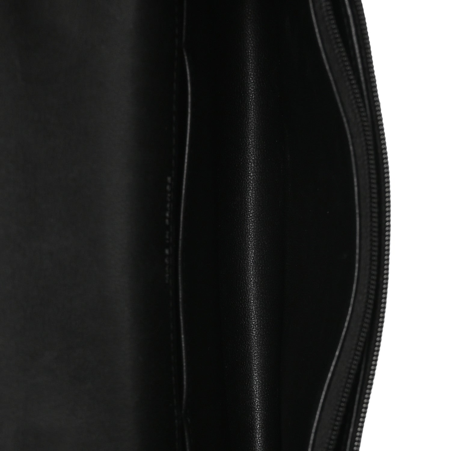 Lambskin Quilted Flap Phone Holder With Chain So Black