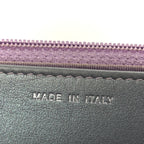 Iridescent Lambskin Quilted Reissue Wallet On Chain WOC Light Purple