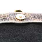 Damier Ebene Vavin Chain Wallet Black