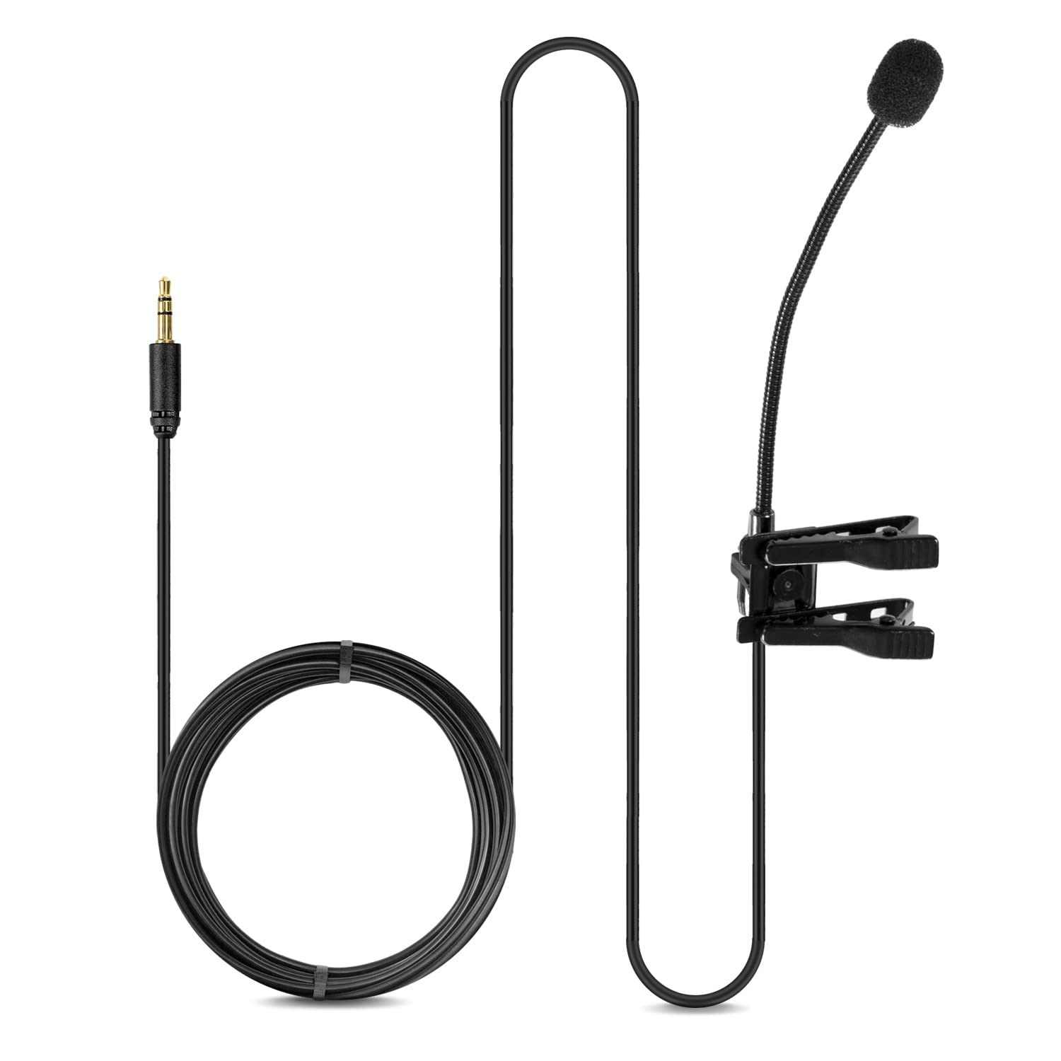 Movo ACM400 Flexible Gooseneck Omnidirectional Microphone for Motovlogging