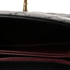 Caviar Quilted Extra Mini Coco Handle Flap Black