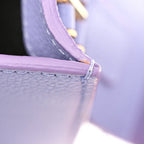 Calfskin Mini T Clasp Tara Crossbody Bag Hyacinth