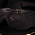 Haymarket Check Medium Golderton Tote Chocolate
