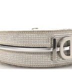 Crystal Vitello Laminato Suede FF Nano Fendigraphy Hobo Charm Grey