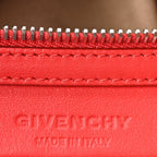 Calf Hair Smooth Calfskin Geometric Small Antigona Red