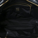 Soft Calf Softy Large Beau Top Handle Bag Black