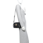 Calfskin Palazzo Camera Bag Black