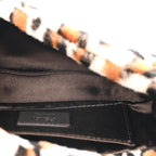 Calf Hair Leopard Print Phone Baguette Moro