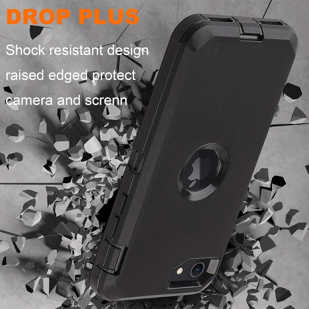 Entronix Case Compatible with iPhone 8/7/SE - Triple-Layer Heavy Duty Protection