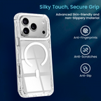 Entronix [Magnetic] Case Compatible with iPhone 17 Pro Max - [Clear] Triple-Layer Heavy Duty Protection