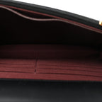 Lambskin Quilted Wallet On Chain WOC Black