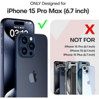 Entronix [Magnetic] Case Compatible with iPhone 15 Pro Max - Soft-Touch Liquid Silicone Gripstand