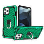 Iphone 12/ Iphone 12 Pro Kickstand Anti-Shock And Anti Falling Case In Green