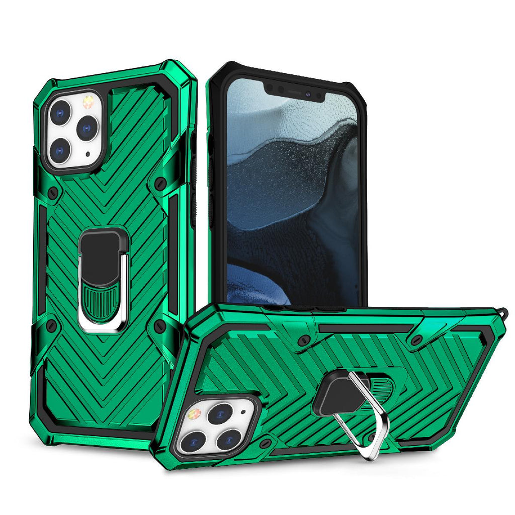Iphone 12 Pro Max Kickstand Anti-Shock And Anti Falling Case In Green